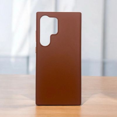 Лот: 25795059. Фото: 1. ЧЕХОЛ ДЛЯ SAMSUNG S23 ULTRA LEATHER... Чехлы, бамперы