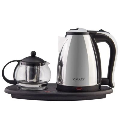 Лот: 11245455. Фото: 1. Набор чайник+заварник Galaxy GL-0401. Чайники, кофемашины, кулеры