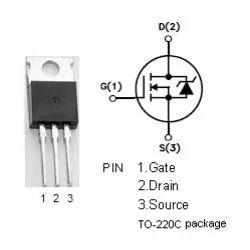 Лот: 10936463. Фото: 1. IRFZ44n 55v, 49A, 32m?, Mosfet. Транзисторы