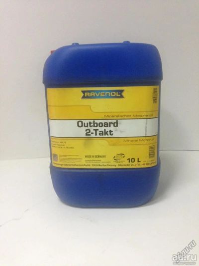 Лот: 13548157. Фото: 1. Ravenol Outboard 2T Mineral 10л... Масла, жидкости