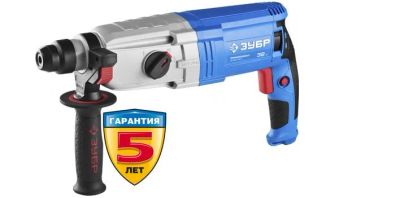 Лот: 7455981. Фото: 1. Перфоратор ЗУБР (1100 Вт, 3.4... Электроинструмент