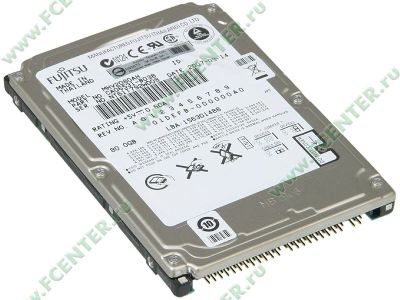 Лот: 4155451. Фото: 1. HDD 80 Gb Fujitsu MHV2080AH 2... Жёсткие диски (HDD)