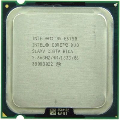Лот: 10988475. Фото: 1. Intel Core 2 Duo E6750 (4M Cache... Процессоры