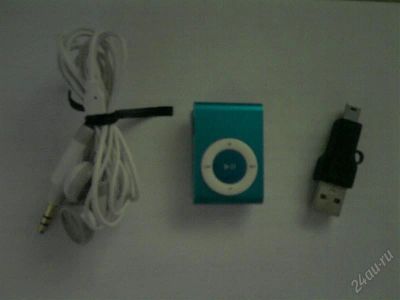 Лот: 1453596. Фото: 1. mp3 плеер (аналог apple shuffle... Плееры