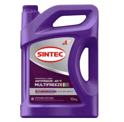 Лот: 25081801. Фото: 1. Антифриз Sintec Multifreeze 10кг... Масла, жидкости