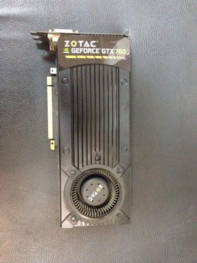 Лот: 6536870. Фото: 1. Zotac Nvidia 2048Mb GeForce GTX760... Видеокарты
