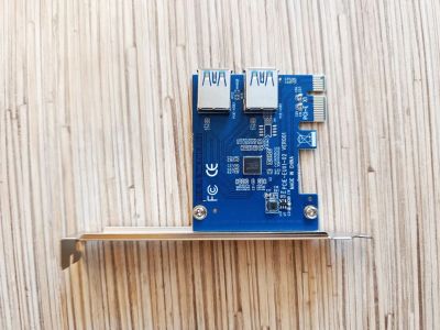 Лот: 23353223. Фото: 1. Разветвитель PCI-E на 2 порта. Платы расширения, контроллеры, доп. порты