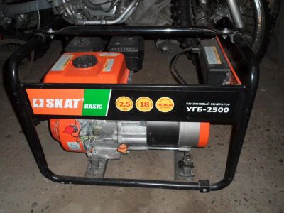 Лот: 4747272. Фото: 1. продам бензогенератор SKAT УГБ... Бензо-, мотоинструмент