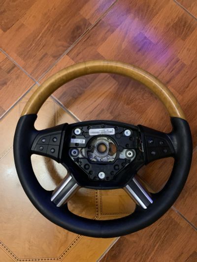 Лот: 20129509. Фото: 1. Деревянный руль Mercedes Benz... Салон