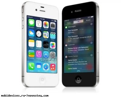 Лот: 3715304. Фото: 1. iphone 4s 64gb white iOS 7.0.4... Смартфоны