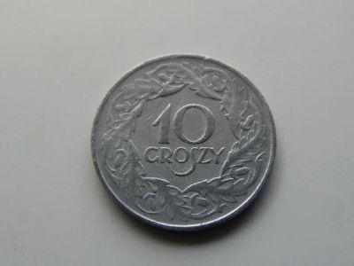 Лот: 4442322. Фото: 1. Польша 1923 год 10 грошей. Европа