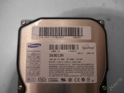Лот: 148297. Фото: 1. Винчестер SAMSUNG 30G. Жёсткие диски (HDD)