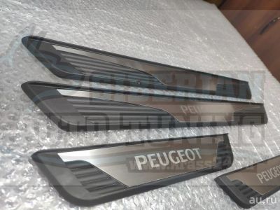 Лот: 14287013. Фото: 1. Пежо Накладки на пороги OEM Peugeot... Детали тюнинга