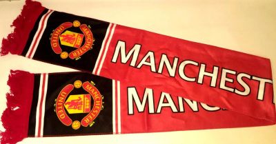 Лот: 10783861. Фото: 1. Шарф Манчестер Юнайтед \ Manchester... Спортивная символика и атрибутика