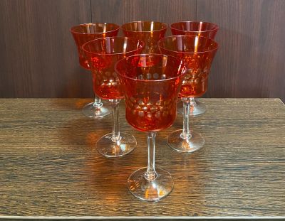 Лот: 17547165. Фото: 1. Бокалы из цветного стекла СССР... Кружки, стаканы, бокалы