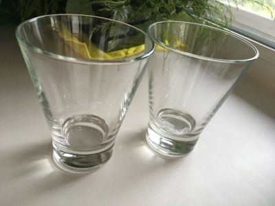 Лот: 11997670. Фото: 1. Стаканы стеклянные 2 шт. Кружки, стаканы, бокалы