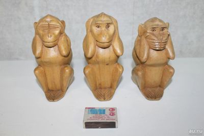 Лот: 9661521. Фото: 1. Фигурка, статуэтка, три обезьяны... Другое (предметы интерьера)
