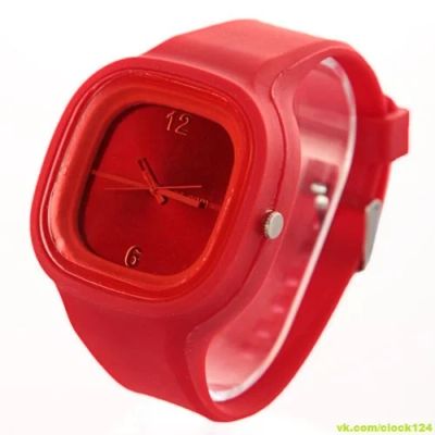 Лот: 3486702. Фото: 1. Square Candy Jelly Silicone Unisex... Оригинальные наручные часы