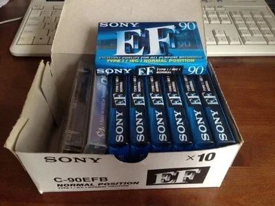 Лот: 10002183. Фото: 1. Аудио кассеты SONY C-90 EFB 7... Другое (бытовая техника)