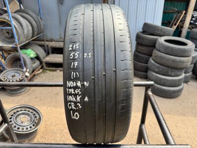 Лот: 25526033. Фото: 1. (1шт.) 215-55-17 Nokian Hakka... Шины