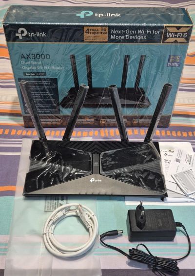 Лот: 25259108. Фото: 1. Wi-Fi роутер TP-Link Archer AX50. Маршрутизаторы (роутеры)