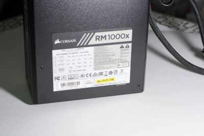 Лот: 12677797. Фото: 1. Блок питания Corsair RM1000x с... Корпуса, блоки питания