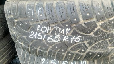 Лот: 16282771. Фото: 1. 215/65 R16 Gislaved одно. Шины