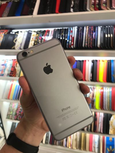 Лот: 11816692. Фото: 1. iPhone 6 16Gb Space gray б/у. Смартфоны