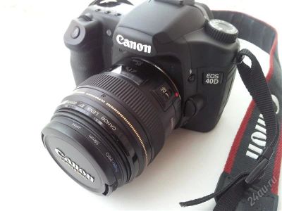 Лот: 2595551. Фото: 1. CANON EOS 40D ,CANON EF 85 mm... Цифровые зеркальные