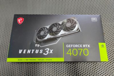 Лот: 25109902. Фото: 1. Видеокарта MSI RTX 4070 12 гб... Видеокарты