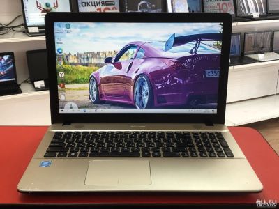 Лот: 17667935. Фото: 1. Ноутбук Asus 4 ядра/4Gb/SSD 120Gb. Ноутбуки