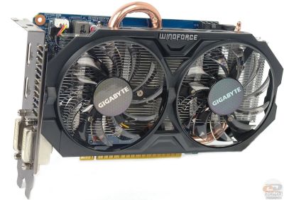 Лот: 12536544. Фото: 1. Игровая видеокарта Gigabyte nVidia... Видеокарты