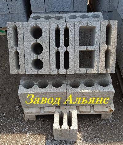 Лот: 19080904. Фото: 1. Шлакоблок 20 20 40. Строительный... Блоки, кирпич, брусчатка
