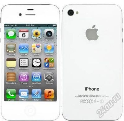 Лот: 1920761. Фото: 1. Iphone 4s 16gb WHITE Free Sim. Смартфоны