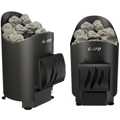 Лот: 19042325. Фото: 1. Печь дровяная Grill'D Aurora mini... Печи для бани, сауны