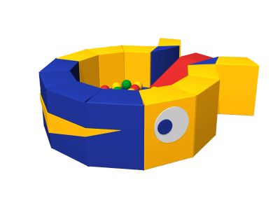 Лот: 14397190. Фото: 1. Сухой Бассейн С Шариками «Кит... Развивающие