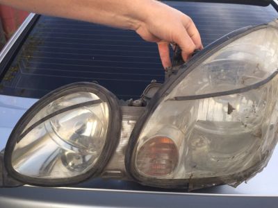 Лот: 10179890. Фото: 1. Фара Toyota Aristo gs300 jzs161... Оптика и освещение