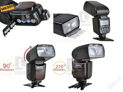 Лот: 1311077. Фото: 1. Фотовспышка Meike MK950, для CANON... Вспышки, осветители, рассеиватели