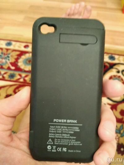 Лот: 9965812. Фото: 1. Power bank iphone 4. Внешние, портативные аккумуляторы для смартфонов (Power bank)