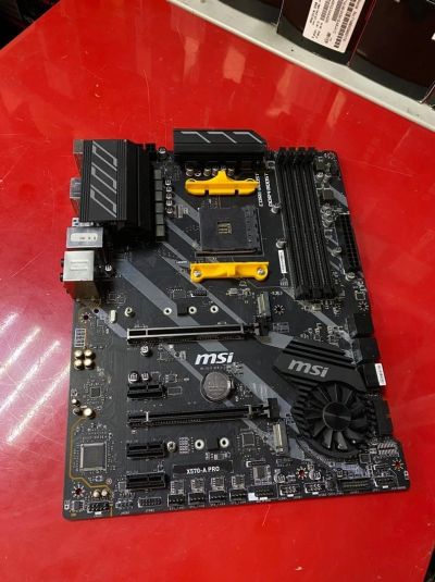 Лот: 15336820. Фото: 1. Материнская плата MSI X570-A PRO... Материнские платы