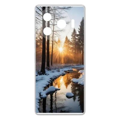Лот: 25134607. Фото: 1. Чехол Krutoff Clear Case "Весна... Чехлы, бамперы