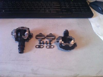 Лот: 5696085. Фото: 1. педали контактные shimano. Запчасти