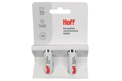 Лот: 23661839. Фото: 1. Батарейки алкалиновые HOFF Basic. Батарейки, аккумуляторы, элементы питания