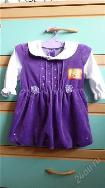 Лот: 1589845. Фото: 1. новое нарядное платье 80-86см. Платья, сарафаны