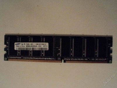 Лот: 1730000. Фото: 1. Samsung DDR 512Mb PC3200. Оперативная память