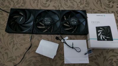 Лот: 19833110. Фото: 1. Deepcool FK120 PWM 4 pin 3 Шт. Системы охлаждения