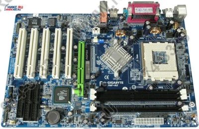 Лот: 792603. Фото: 1. Материнская плата Gigabyte GA-7NF-RZ... Материнские платы