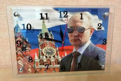 Лот: 14836943. Фото: 1. Часы настенные (8) Кремль. Путин... Часы настенные, настольные