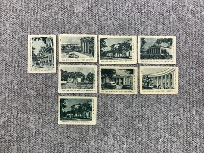 Лот: 25847044. Фото: 1. Набор из 8 коллекционных спичечных... Бутылки, пробки, этикетки