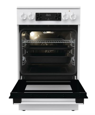 Лот: 25047197. Фото: 1. Электрическая плита Gorenje GEC5C42WG. Плиты, духовые шкафы, варочные поверхности